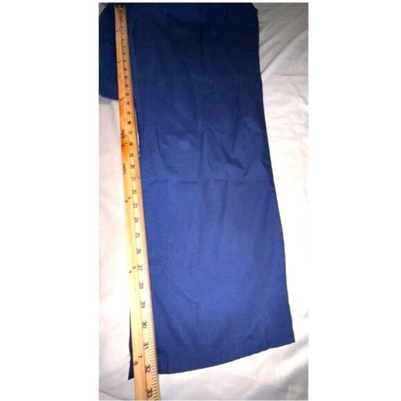 Cherokee Workwear Women's 2XL Navy Blue Scrub Pants Elastic Waist 65% Polyester - Picture 7 of 7